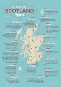 The Scottish Ginfographic. Picture: 5pm.com