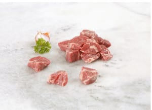 Diced lamb - lamb cut