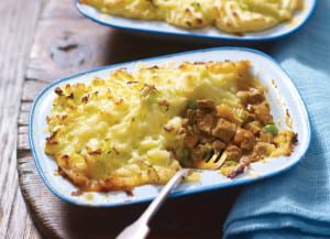 Shepherd’s pie with cheesy leek topping