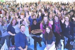 Nadiya with the Cake and Bake audience. Picture: ParlezDigital