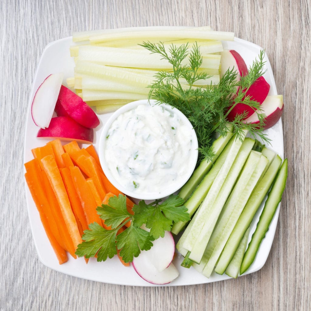 A Generic Photo of a dip with some vegetables. See PA Feature TOPICAL Kitchen Hacks. Picture credit should read: PA Photo/thinkstockphotos. WARNING: This picture must only be used to accompany PA Feature TOPICAL Kitchen Hacks.