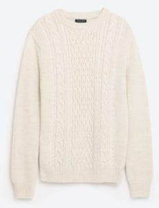 Zara arran style jumper