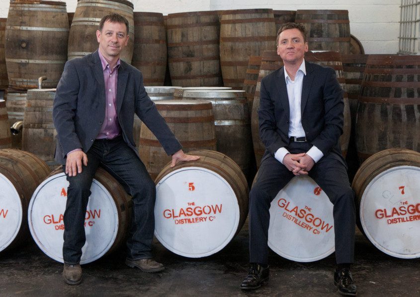 Liam Hughes and Ian McDougall from The Glasgow Distillery Company. Picture: Hemedia