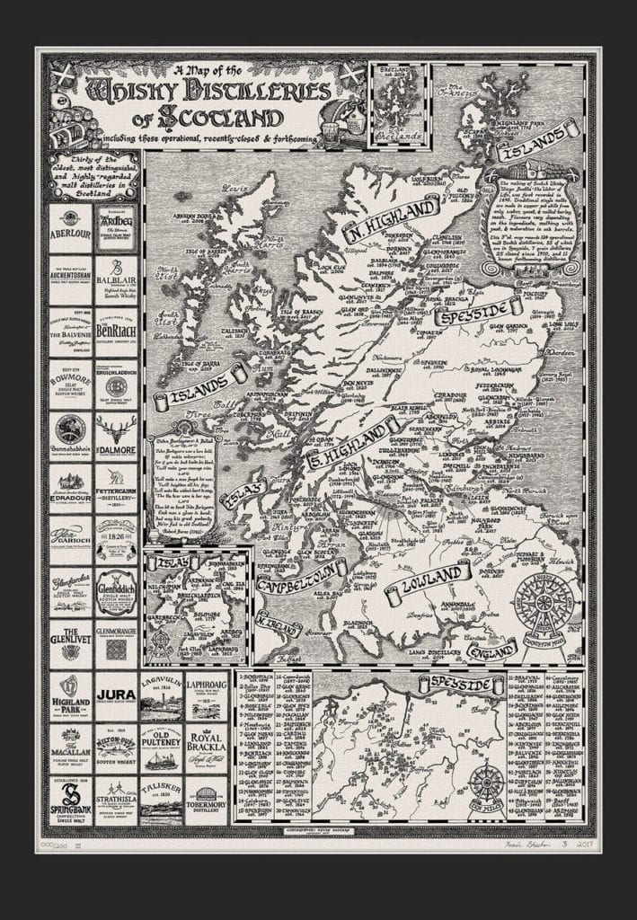 Whisky map