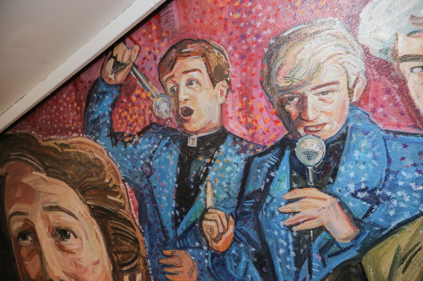 Mural tribute to Father Ted