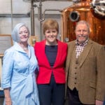 First Minister Nicola Sturgeon officially opens new McQueen Gin distillery