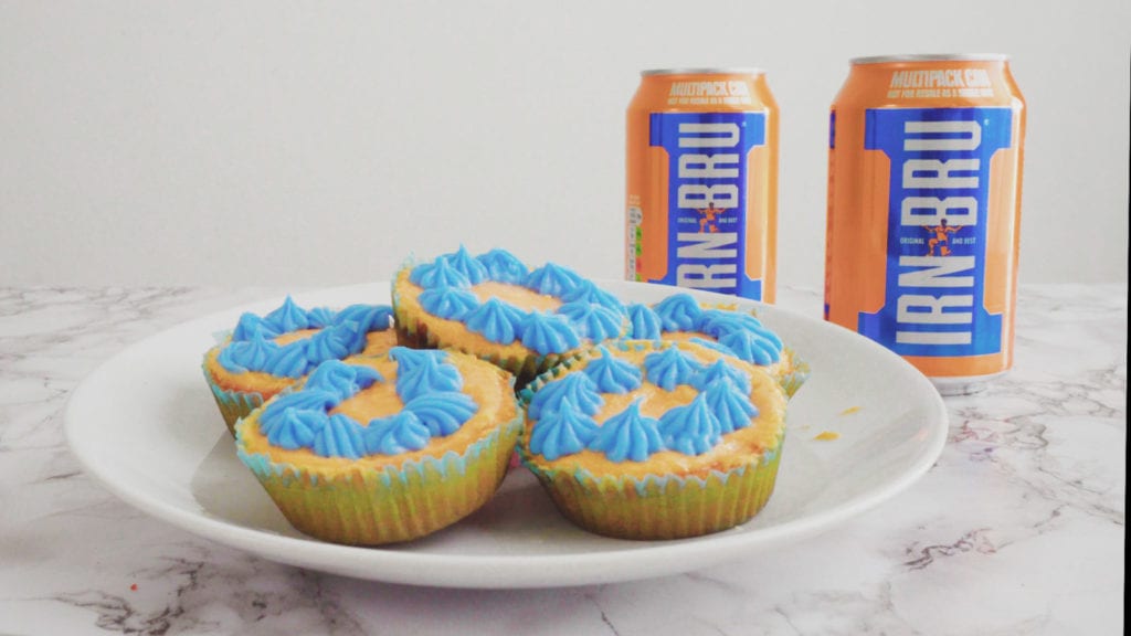 Irn-Bru cupcakes