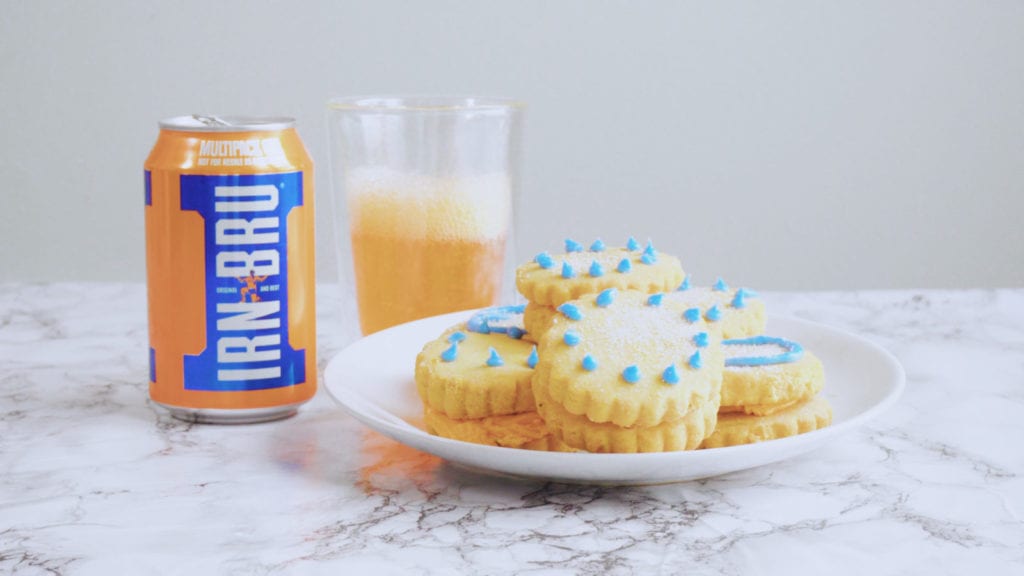 Irn-Bru shortbread