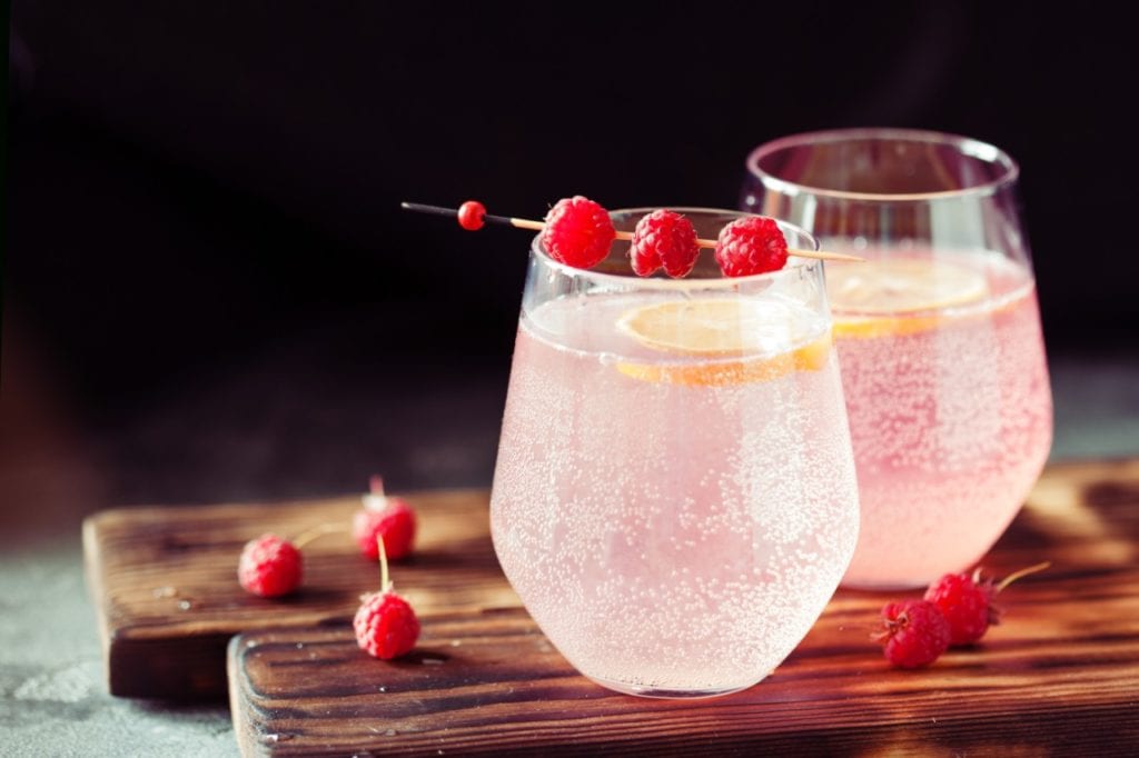 make pink gin at home