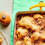 Loaded cauliflower cheese recipe from the new Pinch of Nom book